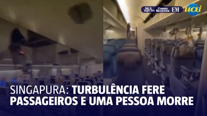 Turbulência mata um passageiro e fere vários em vôo