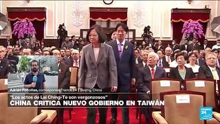 Informe desde Beijing: China critica a líderes internacionales por felicitar al presidente de Taiwán