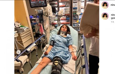 『ヴァンパイア・ダイアリーズ』ニーナ・ドブレフ、自転車事故で入院