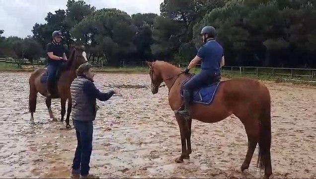 Jean-Benoit Lagedamont, moniteur d'équitation aux écuries du Moulin Moreau