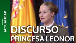 El discurso de la Princesa Leonor en Aragón