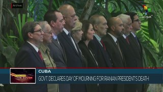 Cuba decrees official mourning for the death of Iranian president