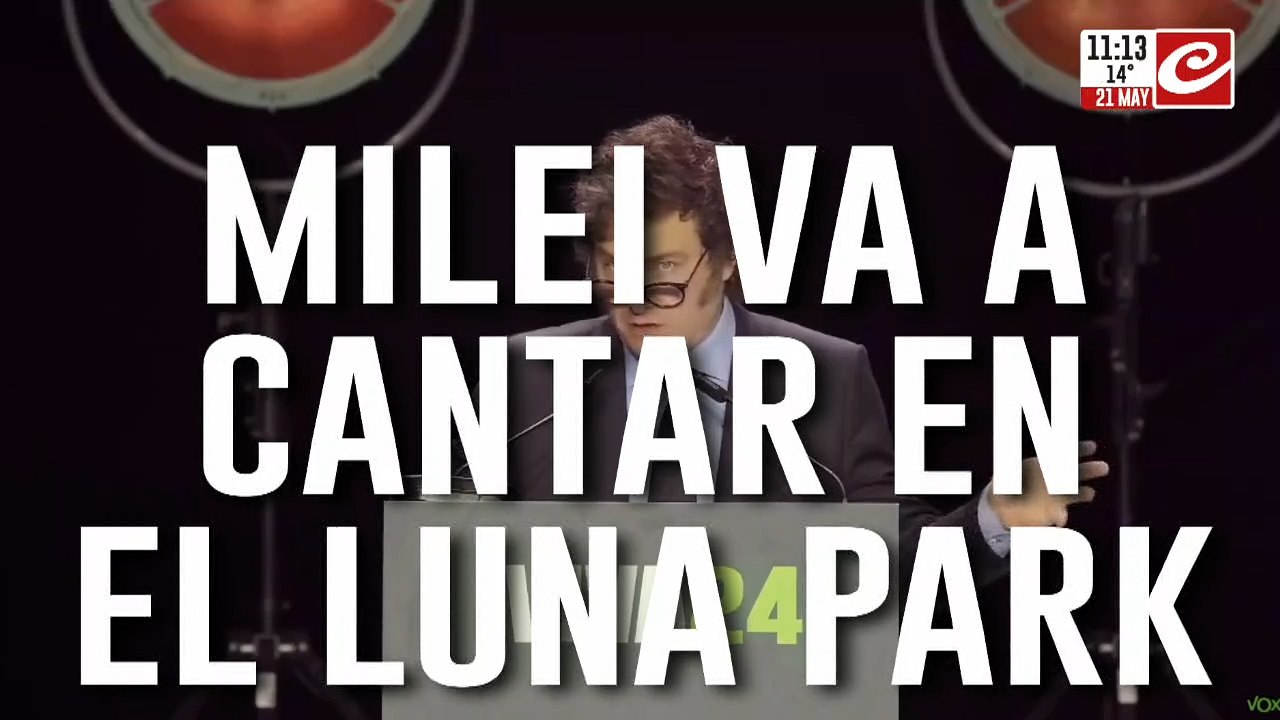 Manuel Adorni: "Javier Milei va a cantar en el Luna Park"