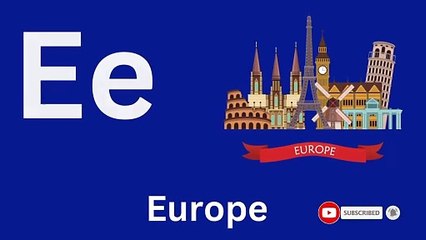 Learn letter E with Smart Kids Knowledge - Eagle, Ear, Envelope & Email #alphabet #SmartKidsKnowledge