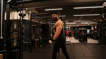 single arm cable pull down