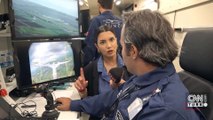 Helikopter enkazını bulan 