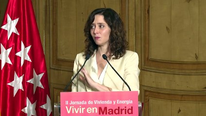Ayuso insiste en que la Ley de Vivienda es "lesiva para las competencias autónomicas"