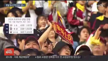 흥행 속 울상 LG·두산…임시구장 규모에 '한숨'