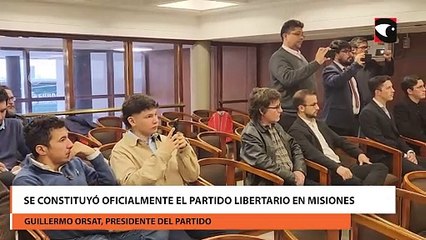 Se constituyó oficialmente el partido libertario en Misiones