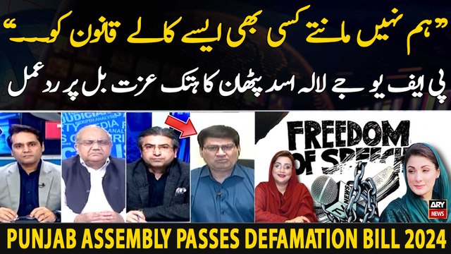 Punjab Assembly passes Defamation Bill 2024 - Lala Asad Pathan's Reaction