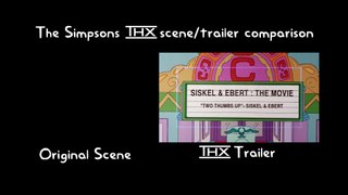 The Simpsons THX Scene trailer comparison
