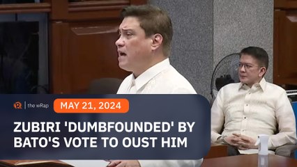 Zubiri ‘dumbfounded’ by Dela Rosa’s vote to oust him