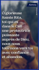 Prière de confiance à sainte Rita