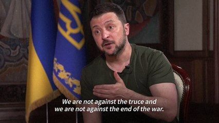 Interview with Zelensky: “We are not against the end of the war, but we want a fair end”