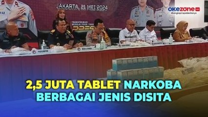 Polisi Bongkar Home Industri Narkoba di Bogor, 2,5 Juta Tablet Narkoba Berbagai Jenis Disita