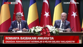 Cumhurbaşkanı Erdoğan: Romanya ile ticaret hacmi hedefimiz 15 milyar dolar