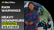 Met Office Evening Weather Forecast 21/05/24 - Rain warnings and thunderstorms