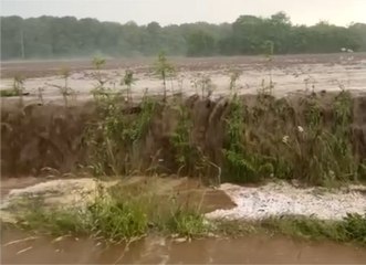 Les inondations après l'orage dans le pays de Fougères