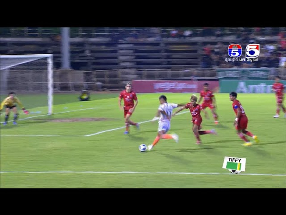 កងយោធពលខេមរភូមិន្ទ ប្រកួតជាមួយ អង្គរថាយហ្គឺរ​ ៥-១