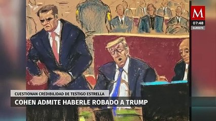 Michael Cohen admite haberle robado a Donald Trump, cuestionan su credibilidad