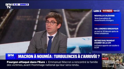 Emmanuel Macron en Nouvelle-Calédonie: "Le président de la République envoie un signal très fort", pour Benoît Mournet (Renaissance)