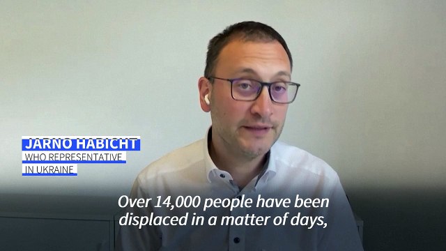 More than 14,000 displaced from Ukraine's Kharkiv region, says the WHO
