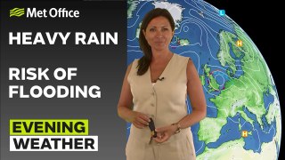 Met Office Morning Weather Forecast 22/05/24 - Heavy rain and showers