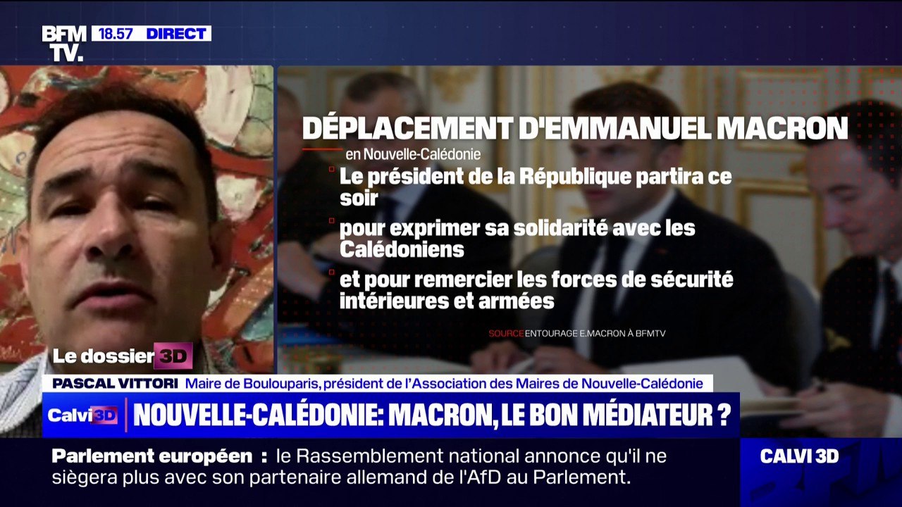 Pascal Vittori (président de l’Association des maires de Nouvelle-Calédonie): "Même si les choses se sont améliorées ces derniers jours, il y a des zones qui sont totalement incontrôlées"