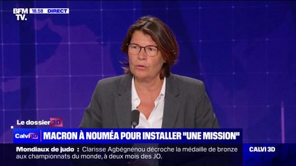 Emmanuel Macron en Nouvelle-Calédonie: "Il faut restaurer le dialogue", pour Aude Luquet (MoDem)