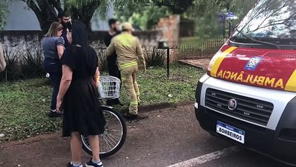 Acidente no Centro deixa duas vítimas feridas