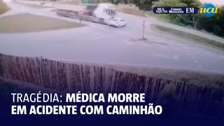 Médica morre em acidente com caminhão no Sul de Minas