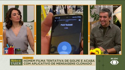 Homem tenta filmar e acaba caindo em golpe |Melhor da Tarde