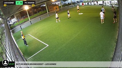 But de Boris Bronkhorst - LES GONES