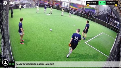 Faute de Mohamed GAMAL - GIDE FC