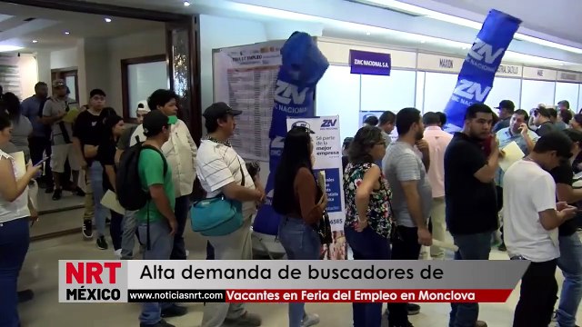 Alta demanda de buscadores de vacantes en Feria del Empleo en Monclova _ NRT noticias