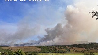 Fire at RSPB Scotland Corrimony Nature Reserve