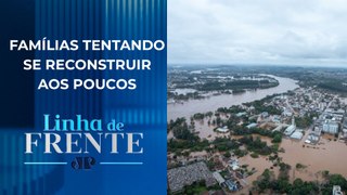Após enchentes, casas foram arrastadas na cidade de Triunfo (RS) | LINHA DE FRENTE
