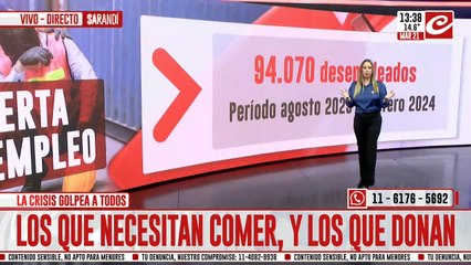 Desempleo: más de 60 mil despidos en los tres últimos meses