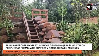 Principales operadores turísticos de Paraná (Brasil) visitaron distintas propuestas premium que conjugan el confort y la naturaleza en Misiones