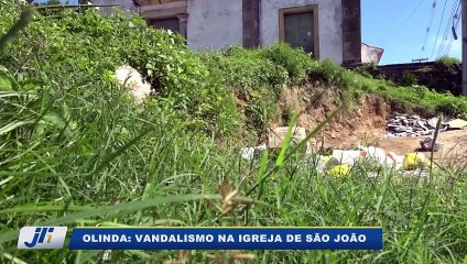 Olinda: vandalismo na Igreja de São João