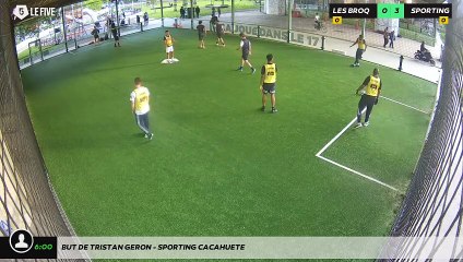 But de Tristan Geron - SPORTING CACAHUETE