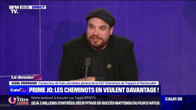 Axel Persson (CGT Cheminots de Trappes et Rambouillet): On espère que la journée de ce mercredi sera conclusive (...) Si ce n'est pas le cas, on ira au conflit, y compris sur la période des JO