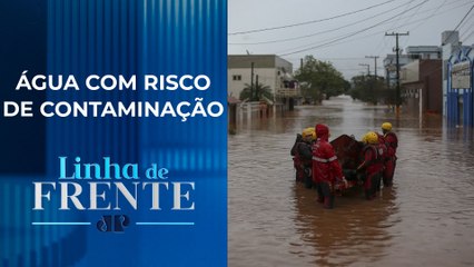 Ruas da cidade de São Leopoldo (RS) viram canais | LINHA DE FRENTE