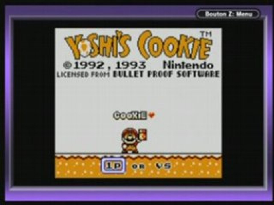 ingame Yoshi's Cookie