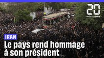 Des milliers de personnes assistent à la procession funèbre du président iranien