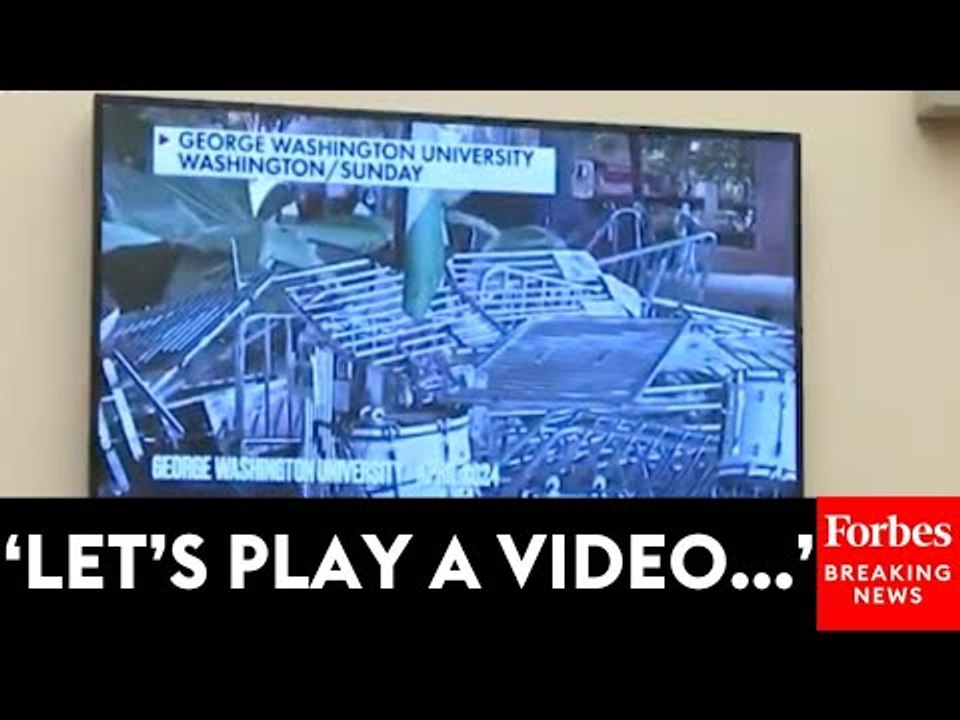 'This Isn't In Gaza... This Is Right Here In Our Country': Fry Plays Video Of Campus Protests