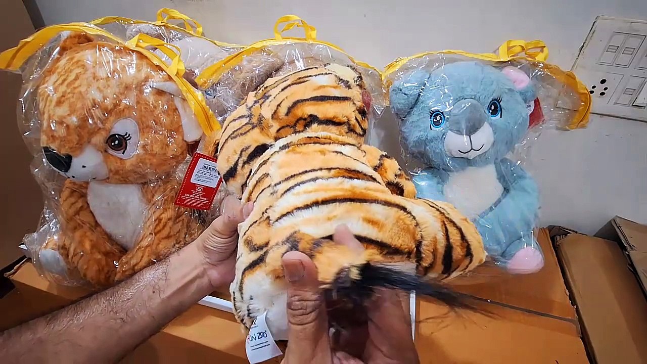 Unboxing and Review of FUNZOO koala, tiger Super Soft Spandex Stuffed Baby Kids Plush Cute Soft Toy Kids Animal with Attractive Embroidery Eyes Girlfriends Birthday Gift Item