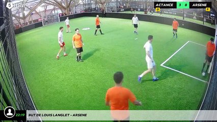 But de Louis Langlet - ARSENE