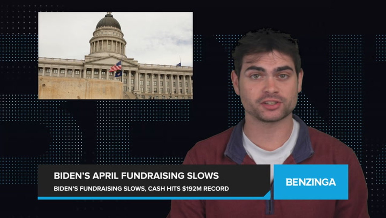 Biden's April Fundraising Slows, But Cash on Hand Soars to $192 Million, Setting Democratic Record