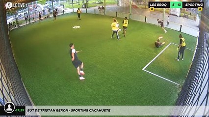 But de Tristan Geron - SPORTING CACAHUETE